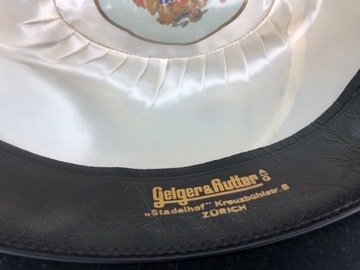 Klasyczny kapelusz Vintage Geiger&Hutter, unikat!