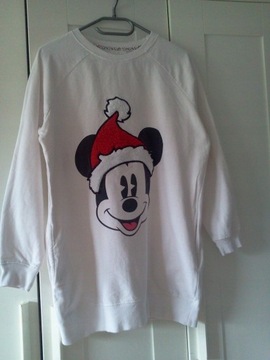 RESERVED Disney bluza świąteczna Miki mikołaj S