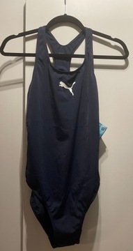 Puma strój kąpielowy jednoczęściowy niebieski r L
