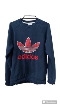 Bluza męska granatowa vintage retro Adidas 