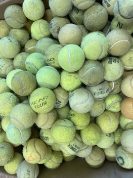 piłki tenisowe używane 200 piłek (0,9 zł za piłkę)
