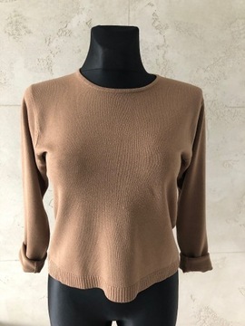 MOHITO Brązowa kawowa bluzka sweter 36 S  