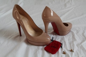 Louboutin Christian buty,Szpilki Nude, rozmiar 39