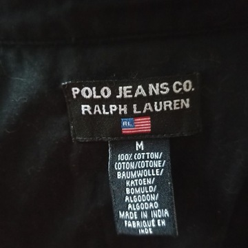 Ralph Lauren S M koszula czarna casual  z USA