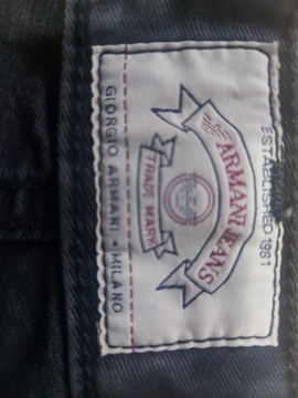 Spodnie jeansy Armani roz. 30