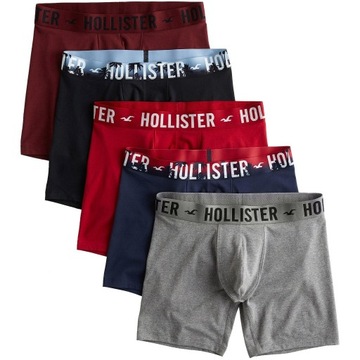 HOLLISTER by Abercrombie Bokserki Majtki 5 szt M