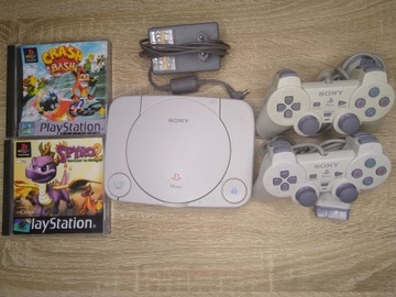 KONSOLA PLAYSTATION PSONE SCPH-102 ZESTAW PLOMBA