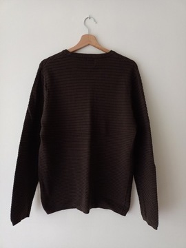 Sweter H&M w strukturalny splot rozmiar M