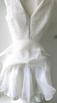 B&B Studio sukienka ślubna biała rozkloszowana 38