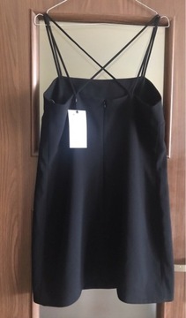 Elegancka krótka sukienka czarna roz 40/L Zara 