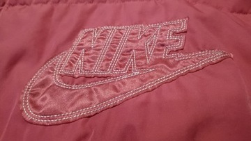 Kurtka pikowana różowa Nike oldschool rozm S 163cm