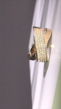Biżuteria Pierścionki Zdobione pierścionki Michael Kors Zdobiony pier\u015bcionek z\u0142oto Z po\u0142yskiem 