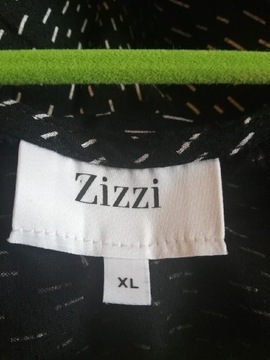 Bluzka/tunika czarno-biała, oversize Zizzi XL