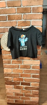 T -shirt oversize S/36 H&M Pony Rainbow Dash
