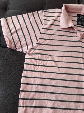 Koszulka POLO ZARA r L/XL Jak NOWA Bawełna Róż