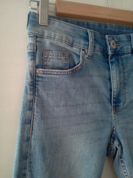 H&M skinny fit spodnie Jeansy 38 M