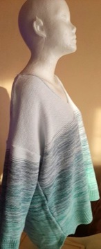 damski sweter asymetria, 48