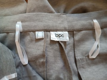 NOWE Szare eleganckie spodnie z dżerseju BPC 48 