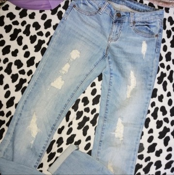 NEW YORKER spodnie jeansy dżinsy Skinny rurki NOWE