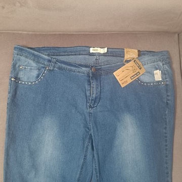 Spodnie jeans rozm 54/56 5 xl nowe