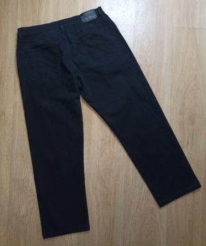 Hugo Boss stretch custer czarne jeansy 35/34 XL