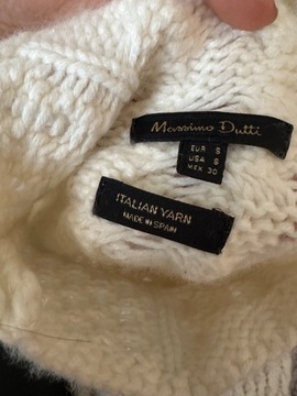 Sweter Massimo Dutti wełna s