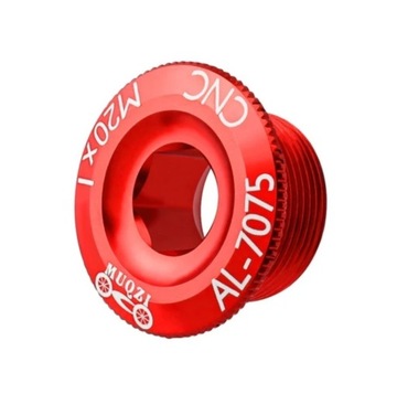 Nakrętka do KORBY rowerowe M-20 TUNING MUZIQ RED 