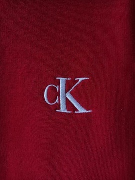 Bluza Calvin Klein z kapturem czerwona S/M