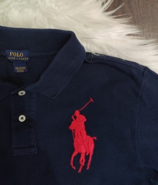 Granatowa bluzka polo Polo Ralph Lauren