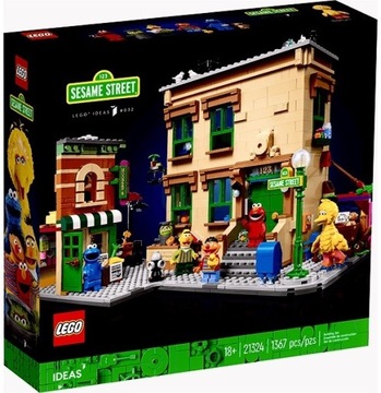 LEGO Ideas 123 Ulica Sezamkowa # 21324 NOWE! MISB!