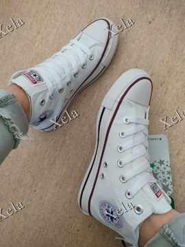 Promocja! Trampki Converse białe r.37