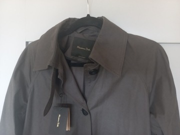 Massimo Dutti płaszcz trench antracyt XS/S