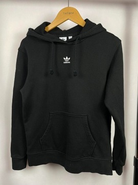 Bluza z Kapturem Adidas Basic - Rozmiar M - Czarna