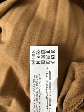 Spódnica plisowana karmelowa midi rozmiar XL/42