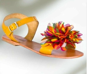 Gino Rossi sandały kwiat 3D rozmiar 38 Nowe