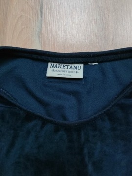 Naketano welurowa damska bluza nietoperz L 40 XL 