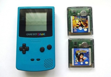 Game Boy Color + 2 gry Harry Potter 