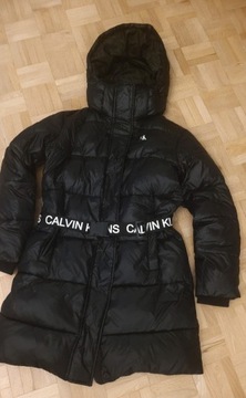 Plaszcz puchowy Calvin klein r. S czarny 