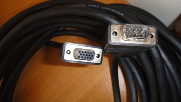 Kabel VGA 10mb przedłużacz ( gniazdo męskie i żeńs