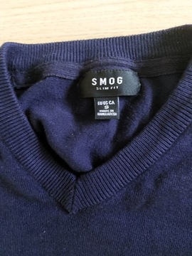 Navy sweter męski Pullover New Yorker Smog