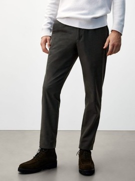 Spodnie z czesanej bawełny - Massimo Dutti 36/34