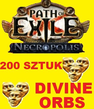 PATH OF EXILE PoE NECROPOLIS 200 DIVINE ORB 24/7