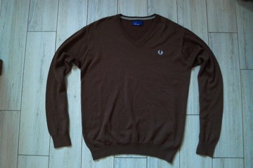 sweter welniany FRED PERRY r. M L jak NOWY okazja