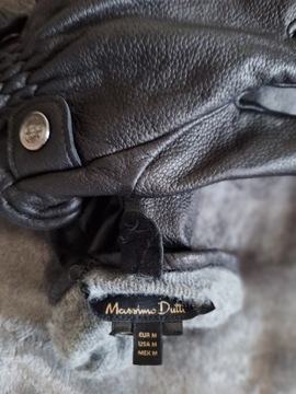 Rękawiczki męskie skórzane Massimo Dutti  rozm. M