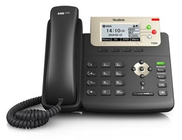 Telefon Yealink SIP-T23G IP PoE 1GB Ethernet 3xSIP