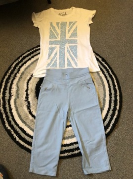 Damski Tshirt Lee Cooper S i krótkie spodnie