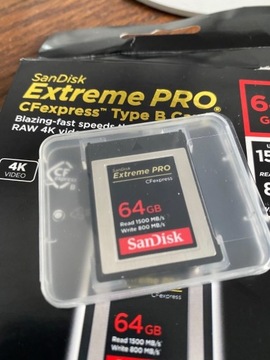 Karta Sandisk CFexpress 64GB - Extreme Pro 1500/80