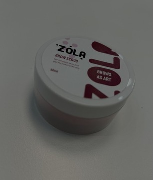 Peeling drobnoziarnisty do brwi ZOLA 50ml różowy