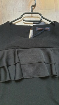Trussardi mała czarna sukienka Nowa 40 L 38 M 