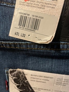 Spodnie Levis męski 504 nowe 31/32